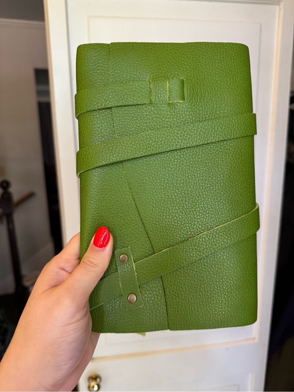 Portland Leather Large Wrap Journal Mantis